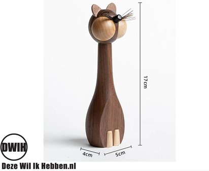 NNordic Design: Houten kat en muisordic Design: Houten kat