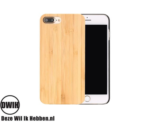 iPhone 7, 8 en SE 2020 houten case – Bamboo - Wil Ik Hebben .nl