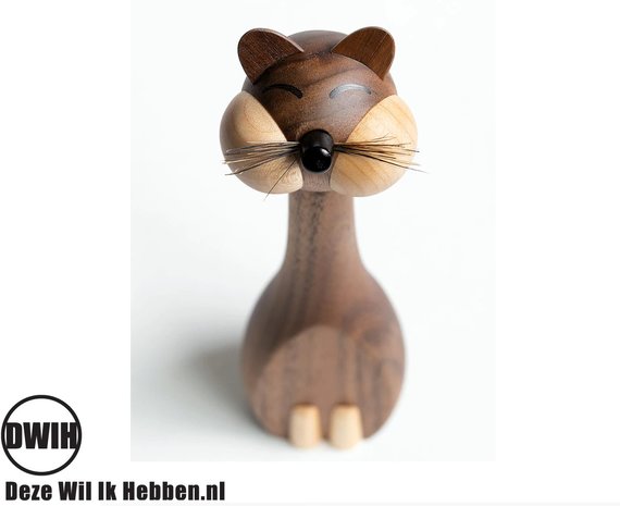 Nordic DNordic Design: Houten kat en muisesign: Houten kat