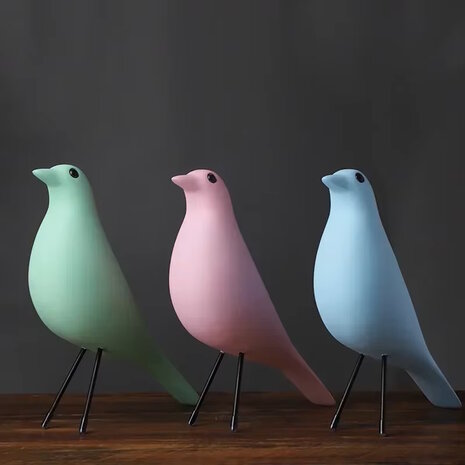 Nordic Design: House Bird - Roze vogel