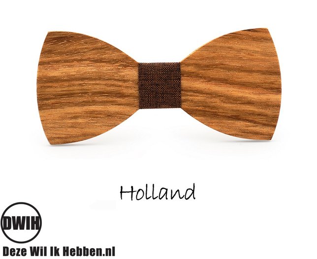 Houten strik Holland Deze Wil Ik Hebben .nl